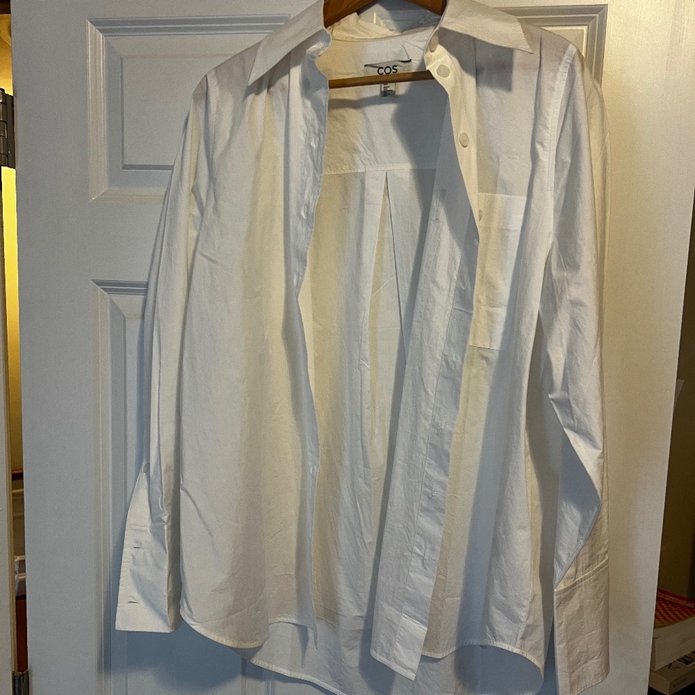 COS OVERSIZED LONG-SLEEVE SHIRT